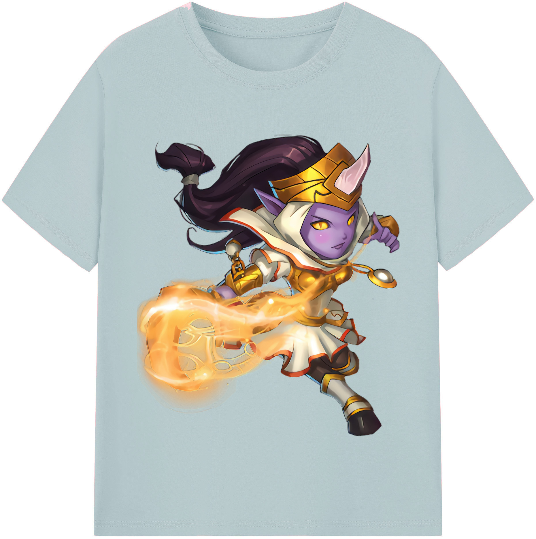 リーグ・オブ・レジェンド League of Legends LOL 綿100％半袖Tシャツ（フロントプリント）